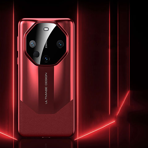 Handyhülle Hülle Luxus Leder Schutzhülle S06 für Huawei Mate 60 Pro Rot