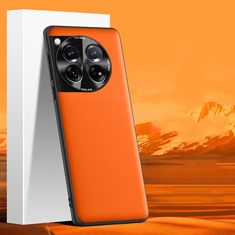 Handyhülle Hülle Luxus Leder Schutzhülle S06 für OnePlus 12 5G Orange