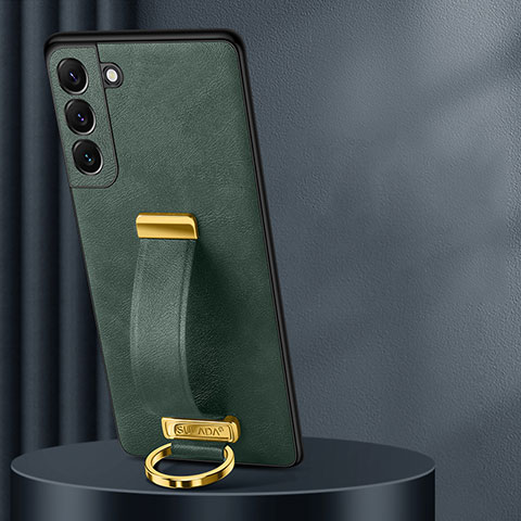 Handyhülle Hülle Luxus Leder Schutzhülle S06 für Samsung Galaxy S21 Plus 5G Grün