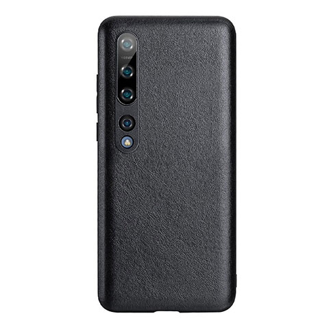 Handyhülle Hülle Luxus Leder Schutzhülle S06 für Xiaomi Mi 10 Schwarz