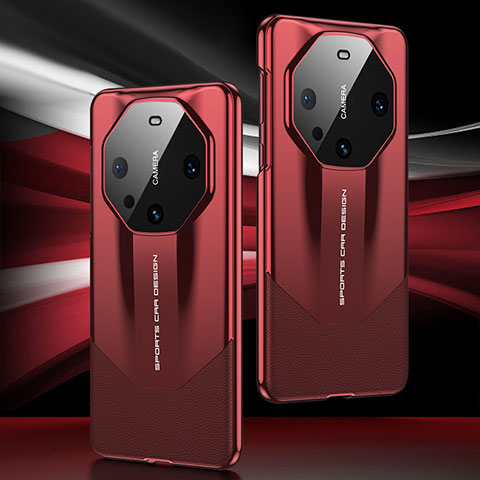 Handyhülle Hülle Luxus Leder Schutzhülle S07 für Huawei Mate 60 Pro Rot