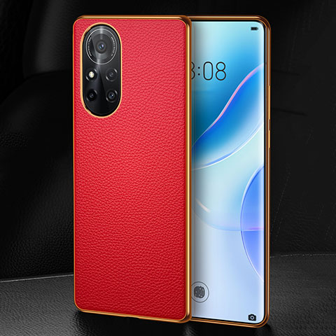 Handyhülle Hülle Luxus Leder Schutzhülle S07 für Huawei Nova 8 5G Rot