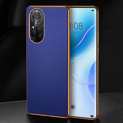 Handyhülle Hülle Luxus Leder Schutzhülle S07 für Huawei Nova 8 Pro 5G Blau