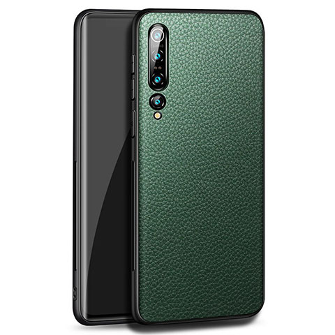 Handyhülle Hülle Luxus Leder Schutzhülle S07 für Xiaomi Mi 10 Pro Grün