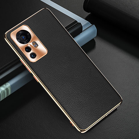 Handyhülle Hülle Luxus Leder Schutzhülle S07 für Xiaomi Mi 12 Pro 5G Schwarz