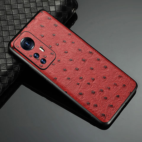 Handyhülle Hülle Luxus Leder Schutzhülle S09 für Xiaomi Mi 12S 5G Rot