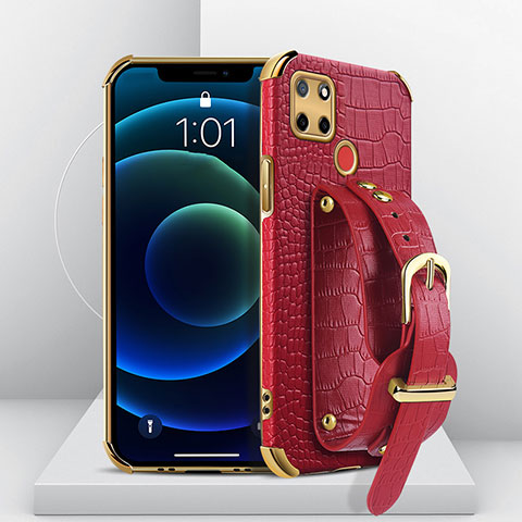 Handyhülle Hülle Luxus Leder Schutzhülle XD2 für Realme 7i RMX2193 Rot