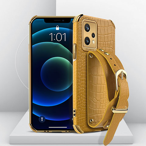 Handyhülle Hülle Luxus Leder Schutzhülle XD2 für Realme 9 Pro+ Plus 5G Gelb