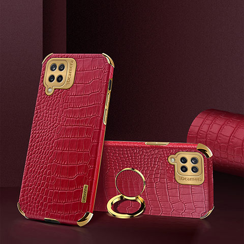 Handyhülle Hülle Luxus Leder Schutzhülle XD2 für Samsung Galaxy A12 Nacho Rot