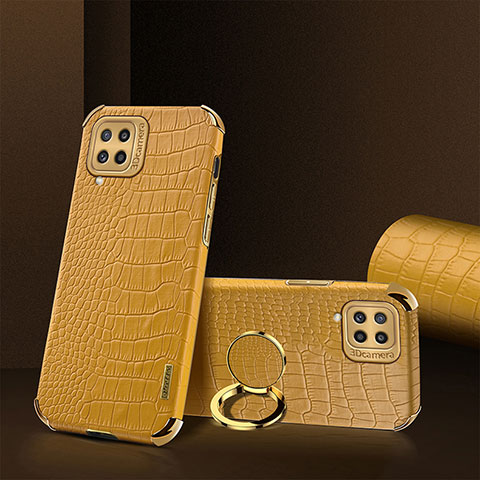Handyhülle Hülle Luxus Leder Schutzhülle XD2 für Samsung Galaxy M32 4G Gelb