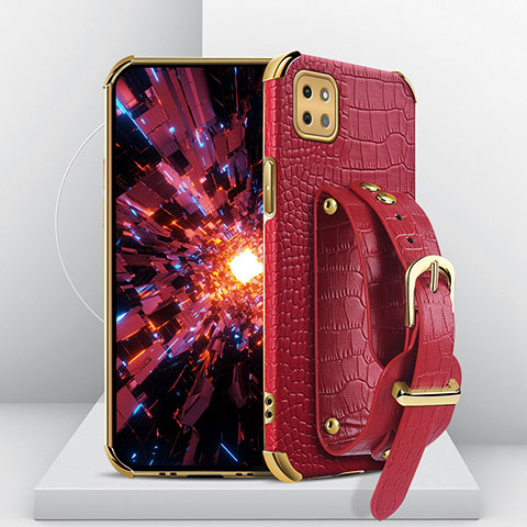 Handyhülle Hülle Luxus Leder Schutzhülle XD3 für Samsung Galaxy F42 5G Rot