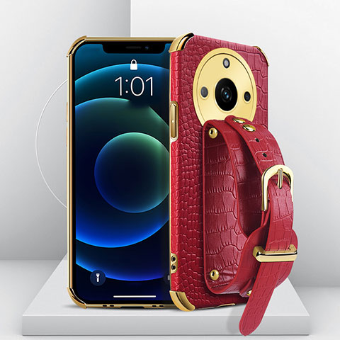 Handyhülle Hülle Luxus Leder Schutzhülle XD4 für Realme Narzo 60 5G Rot