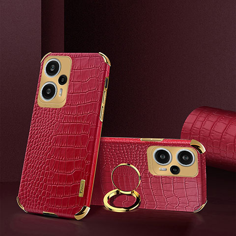 Handyhülle Hülle Luxus Leder Schutzhülle XD4 für Xiaomi Redmi Note 12 Turbo 5G Rot