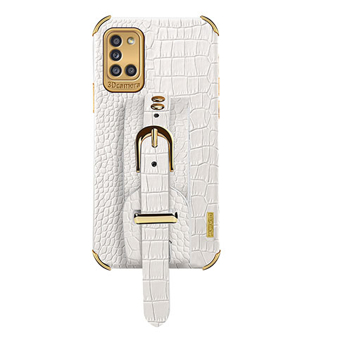 Handyhülle Hülle Luxus Leder Schutzhülle XD5 für Samsung Galaxy A31 Weiß