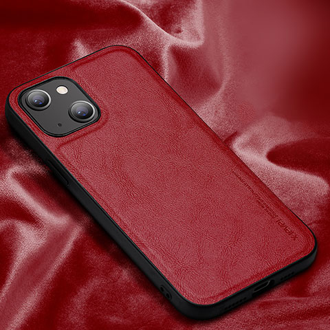 Handyhülle Hülle Luxus Leder Schutzhülle XV1 für Apple iPhone 14 Plus Rot