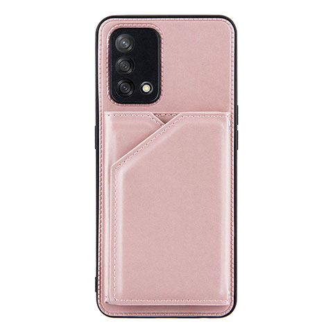 Handyhülle Hülle Luxus Leder Schutzhülle Y01B für Oppo A95 4G Rosegold