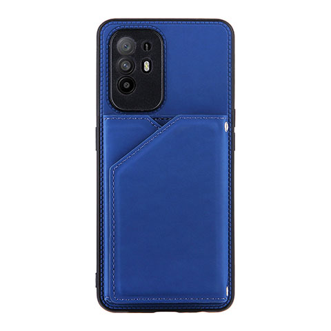 Handyhülle Hülle Luxus Leder Schutzhülle Y01B für Oppo A95 5G Blau