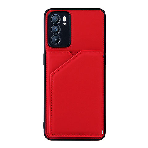 Handyhülle Hülle Luxus Leder Schutzhülle Y01B für Oppo Reno6 5G Rot