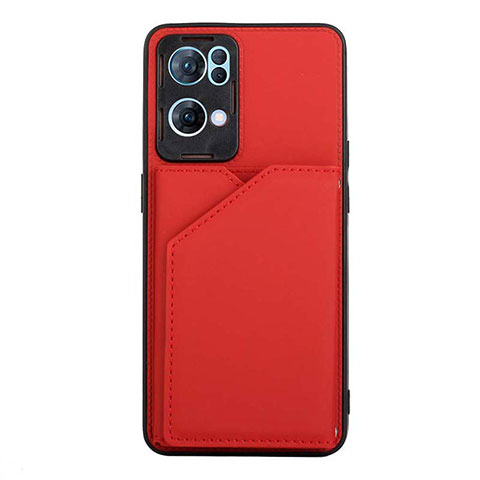 Handyhülle Hülle Luxus Leder Schutzhülle Y01B für Oppo Reno7 Pro 5G Rot