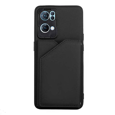 Handyhülle Hülle Luxus Leder Schutzhülle Y01B für Oppo Reno7 Pro 5G Schwarz