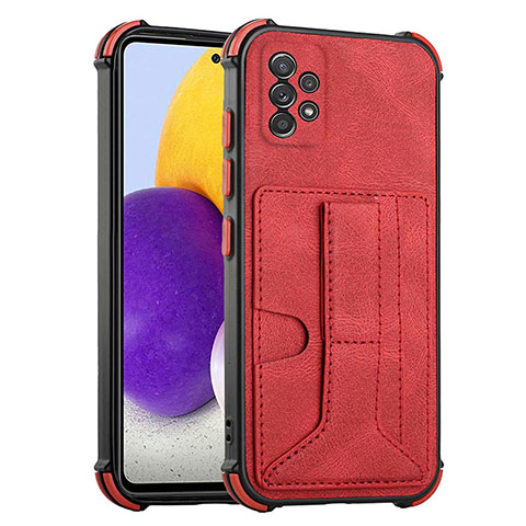 Handyhülle Hülle Luxus Leder Schutzhülle Y01B für Samsung Galaxy A72 5G Rot