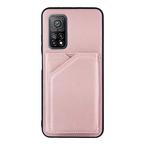 Handyhülle Hülle Luxus Leder Schutzhülle Y01B für Xiaomi Mi 10T 5G Rosegold