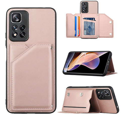 Handyhülle Hülle Luxus Leder Schutzhülle Y01B für Xiaomi Mi 11i 5G (2022) Rosegold