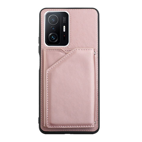 Handyhülle Hülle Luxus Leder Schutzhülle Y01B für Xiaomi Mi 11T 5G Rosegold