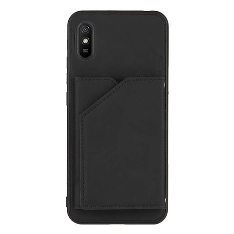 Handyhülle Hülle Luxus Leder Schutzhülle Y01B für Xiaomi Redmi 9A Schwarz