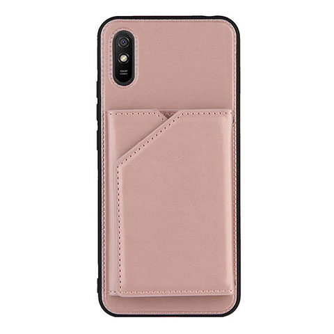 Handyhülle Hülle Luxus Leder Schutzhülle Y01B für Xiaomi Redmi 9i Rosegold