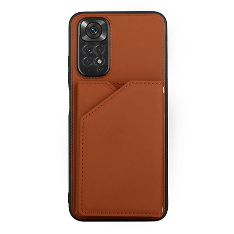 Handyhülle Hülle Luxus Leder Schutzhülle Y01B für Xiaomi Redmi Note 11 4G (2022) Braun