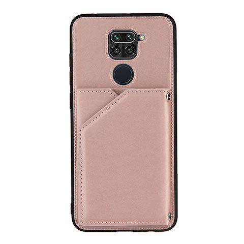 Handyhülle Hülle Luxus Leder Schutzhülle Y01B für Xiaomi Redmi Note 9 Rosegold