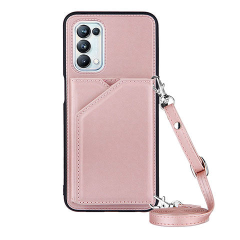 Handyhülle Hülle Luxus Leder Schutzhülle Y02B für OnePlus Nord N200 5G Rosegold