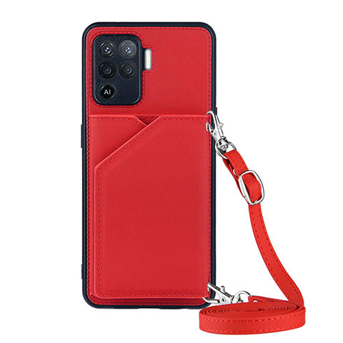 Handyhülle Hülle Luxus Leder Schutzhülle Y02B für Oppo A94 4G Rot