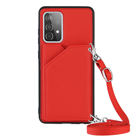 Handyhülle Hülle Luxus Leder Schutzhülle Y02B für Samsung Galaxy A52 4G Rot