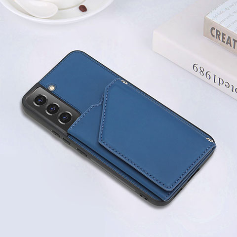Handyhülle Hülle Luxus Leder Schutzhülle Y02B für Samsung Galaxy S23 Plus 5G Blau