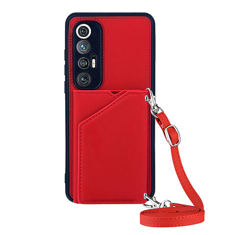 Handyhülle Hülle Luxus Leder Schutzhülle Y03B für Xiaomi Mi 10S 5G Rot