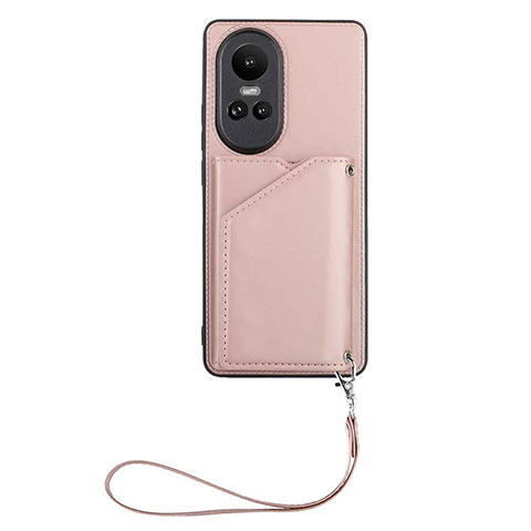 Handyhülle Hülle Luxus Leder Schutzhülle YB1 für Oppo Reno10 5G Rosegold