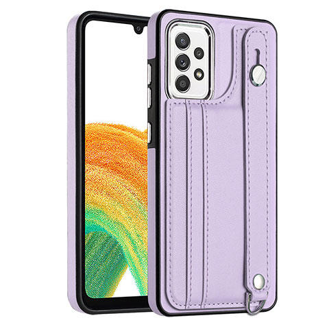 Handyhülle Hülle Luxus Leder Schutzhülle YB1 für Samsung Galaxy A33 5G Violett