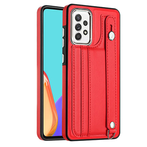 Handyhülle Hülle Luxus Leder Schutzhülle YB1 für Samsung Galaxy A52 5G Rot