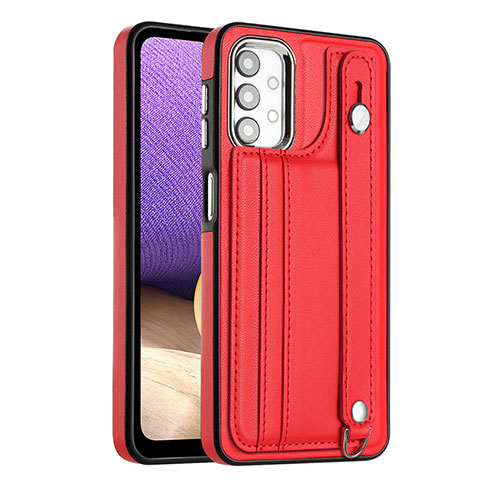 Handyhülle Hülle Luxus Leder Schutzhülle YB1 für Samsung Galaxy M32 5G Rot