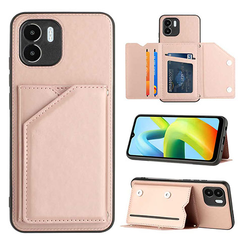 Handyhülle Hülle Luxus Leder Schutzhülle YB1 für Xiaomi Poco C50 Rosegold