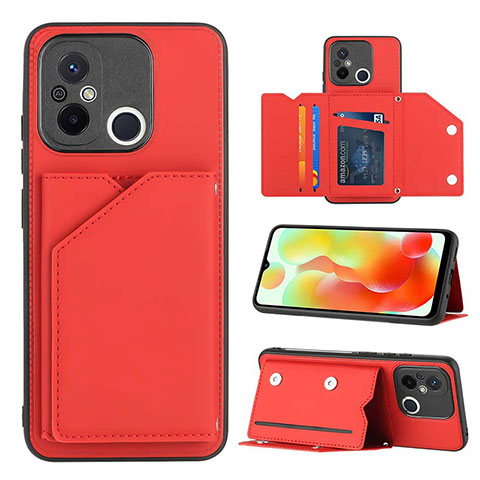 Handyhülle Hülle Luxus Leder Schutzhülle YB1 für Xiaomi Poco C55 Rot