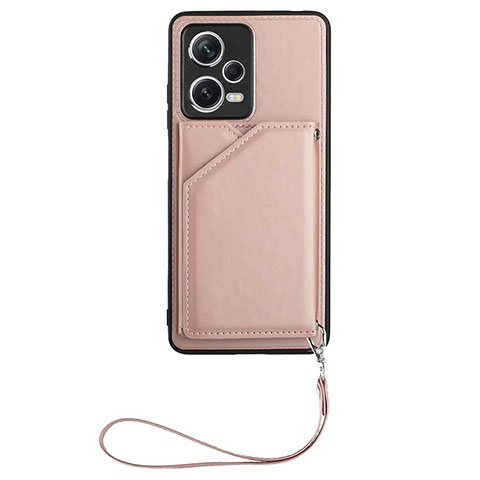 Handyhülle Hülle Luxus Leder Schutzhülle YB1 für Xiaomi Redmi Note 12 Explorer Rosegold