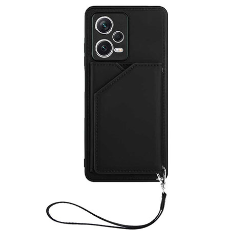 Handyhülle Hülle Luxus Leder Schutzhülle YB1 für Xiaomi Redmi Note 12 Explorer Schwarz