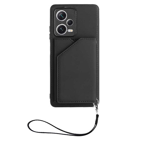 Handyhülle Hülle Luxus Leder Schutzhülle YB1 für Xiaomi Redmi Note 12 Pro 5G Schwarz