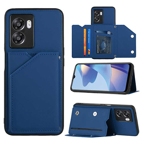 Handyhülle Hülle Luxus Leder Schutzhülle YB2 für OnePlus Nord N300 5G Blau