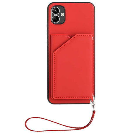 Handyhülle Hülle Luxus Leder Schutzhülle YB2 für Samsung Galaxy A04E Rot