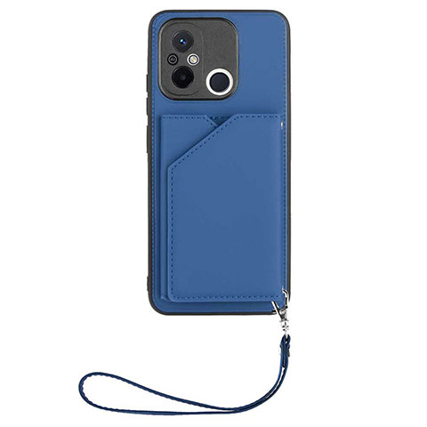 Handyhülle Hülle Luxus Leder Schutzhülle YB2 für Xiaomi Poco C55 Blau