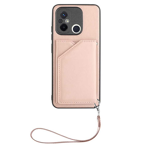 Handyhülle Hülle Luxus Leder Schutzhülle YB2 für Xiaomi Poco C55 Rosegold